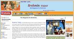 Desktop Screenshot of brahmintoday.org