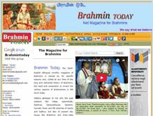 Tablet Screenshot of brahmintoday.org